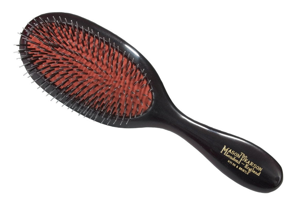 Mason Pearson Handy Bristle & Nylon Hair Brush (BN3) Dark Ruby