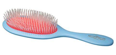 Handy Boar Bristle & Nylon Hairbrush - Blue