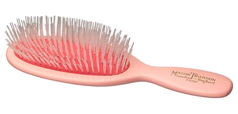 Mason Pearson Pocket Nylon Hairbrush - N4 / Dark Ruby – Hermosa Beauty